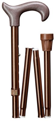 Plooibare wandelstok BRUIN 85 cm - 95 cm