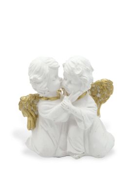 Beeld Engel dubbel 8 cm