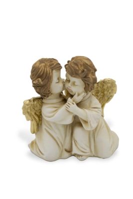 Beeld Engel dubbel 8 cm