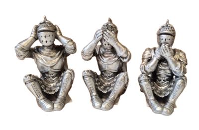 Set Horen, Zien en Zwijgen - RIDDERS - Set Horen, Zien en Zwijgen - RIDDERS -