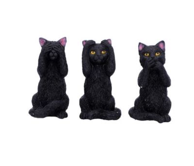 Set Horen, Zien en Zwijgen - KATTEN -