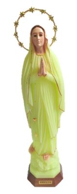 Beeld OLV Lourdes 46 cm - LICHTGEVEND -