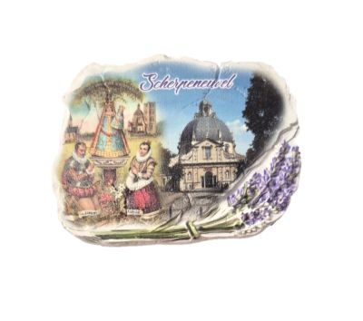Magneet Scherpenheuvel  &quot;STEEN&quot;  7 x 5 cm