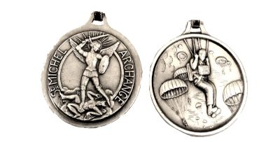 Medaille Michael / Parachutist 30 mm    METAAL
