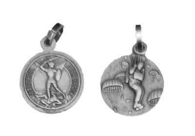 Medaille Michael / Parachutist 17 mm    METAAL