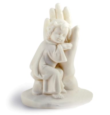 Beeld Jongen in beschermende hand