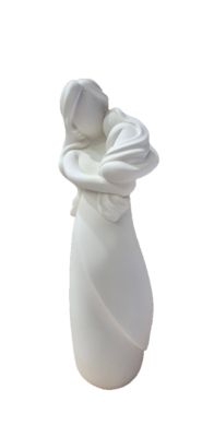 Beeld Madonna met kind 19 cm