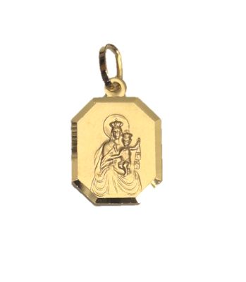 Medaille Olv  Scapulier - Schapulier 18KT 12 mm
