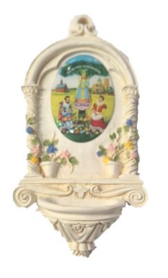 Wijwatervatje Scherpenheuvel 16 cm - wijwaterbakje -