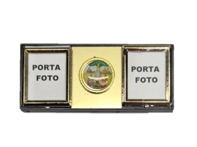 Fotokader met Olv Scherpenheuvel en automagneet 9 x 4 cm