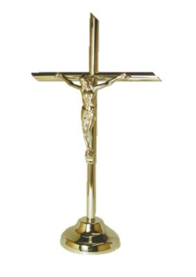 Kruis staand in METAAL 12 cm
