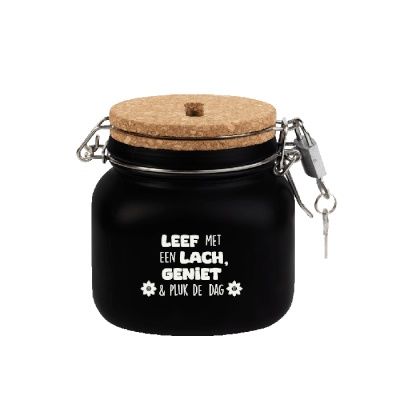 Luxe spaarpot PLUK DE DAG