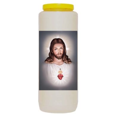 Noveenkaars CHRISTUS BUSTE - HEILIG HART