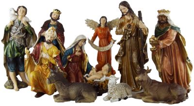 Kerstset 11 figuren 40 cm KER-DEK-K276-40