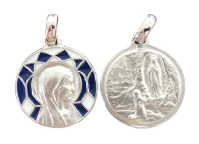 Medaille Madonna 18 mm ZILVER