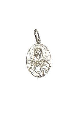 Medaille HEILIG HART 18 mm ZILVER