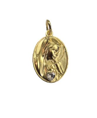 Medaille HEILIG HART MARIA 18 mm PLAQUE OR