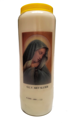 Noveenkaars ONZE LIEVE VROUW MET SLUIER