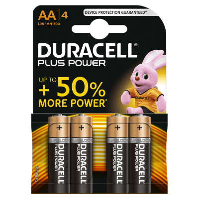 Duracell Batterijen -Pack van 4- LR6 of " AA "-size