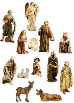 Set van 13 figuren 20 cm Set van 13 figuren 20 cm