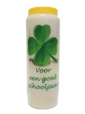 Noveenkaars KLAVERTJE VIER VOOR EEN GOED SCHOOLJAAR