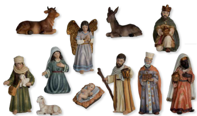 Set van 11 figuren  ORIENT   11 CM