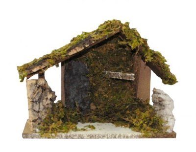Kerststal voor 10 - 15 cm figuren