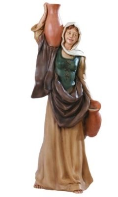 Vrouw met Kruik, onbreekbaar materiaal, voor figuren van 40 cm