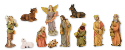 Set van 11 Figuren    7 cm