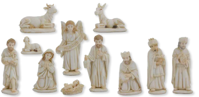Set van 11 Figuren   11 cm   WIT