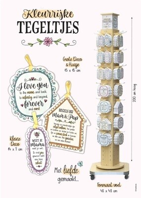 Kleurrijke Tegeltjes € 4.99 - € 6.99