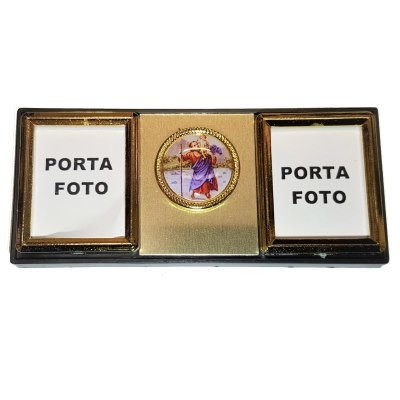 Fotokader met Kristoffel en automagneet 9 x 4 cm Fotokader met Kristoffel en automagneet 9 x 4 cm