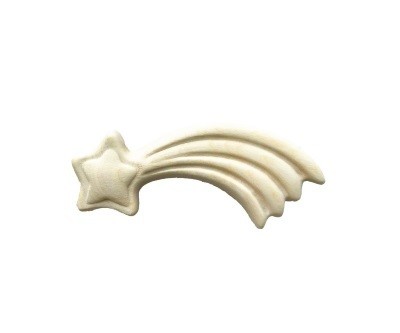 Ster "Stella-set 14 cm naturel hout"  - komeet -
