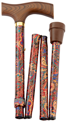 Plooibare wandelstok KASHMIR 85 cm - 95 cm