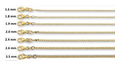 Ketting Plaque'or Gourmet 45 cm dikte 1.9 mm