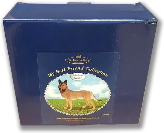 Vlinderhond -Papillon - wit zwart 14 cm
