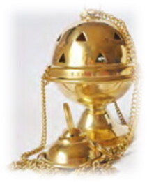 Wierookbrander 9 cm + ketting