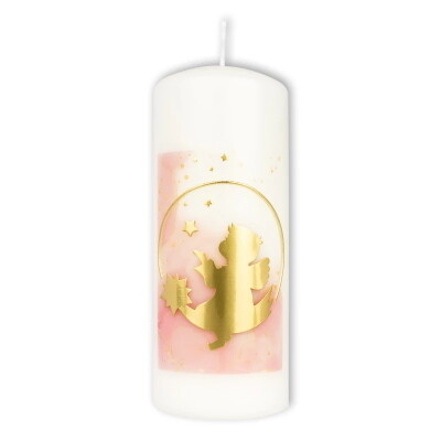 Doopkaars - Overlijden Sterrenkindje  Ø 8 cm x 20 cm
