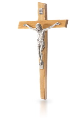 Kruis 13 cm OLIJFHOUT