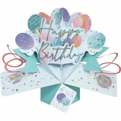 Popup Kaart - Happy Birthday -