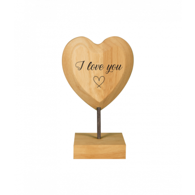Wooden hearts - I love you