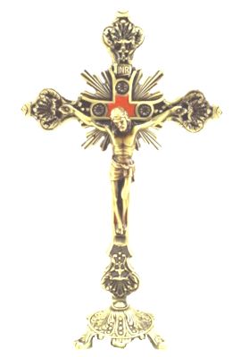 Kruis staand in METAAL 23 cm