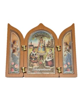 Triptiek Scherpenheuvel  10 x 12.5 cm