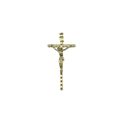 Kruis verguld 15 cm