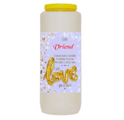 Noveenkaars LOVE-LIEVE VRIEND