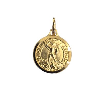 Medaille Michael 14 mm PLAQUE OR