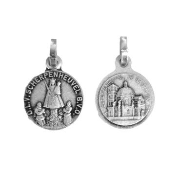 Medaille SCHERPENHEUVEL 14 mm metaal