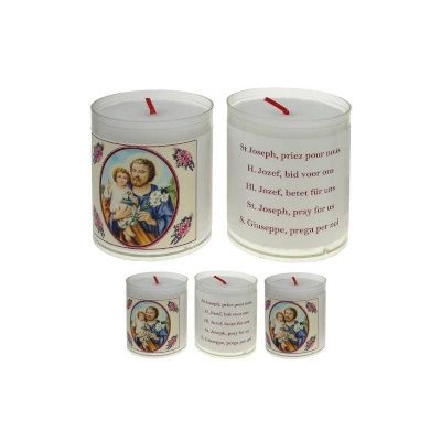 Set van 3 kaarsen PATER PIO - 5 Talen -