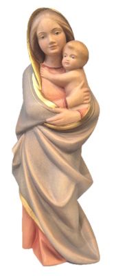 Madonna met kind 25 cm -HOUTSNIJWERK-