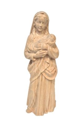 Madonna met kind 14 cm -HOUTSNIJWERK-